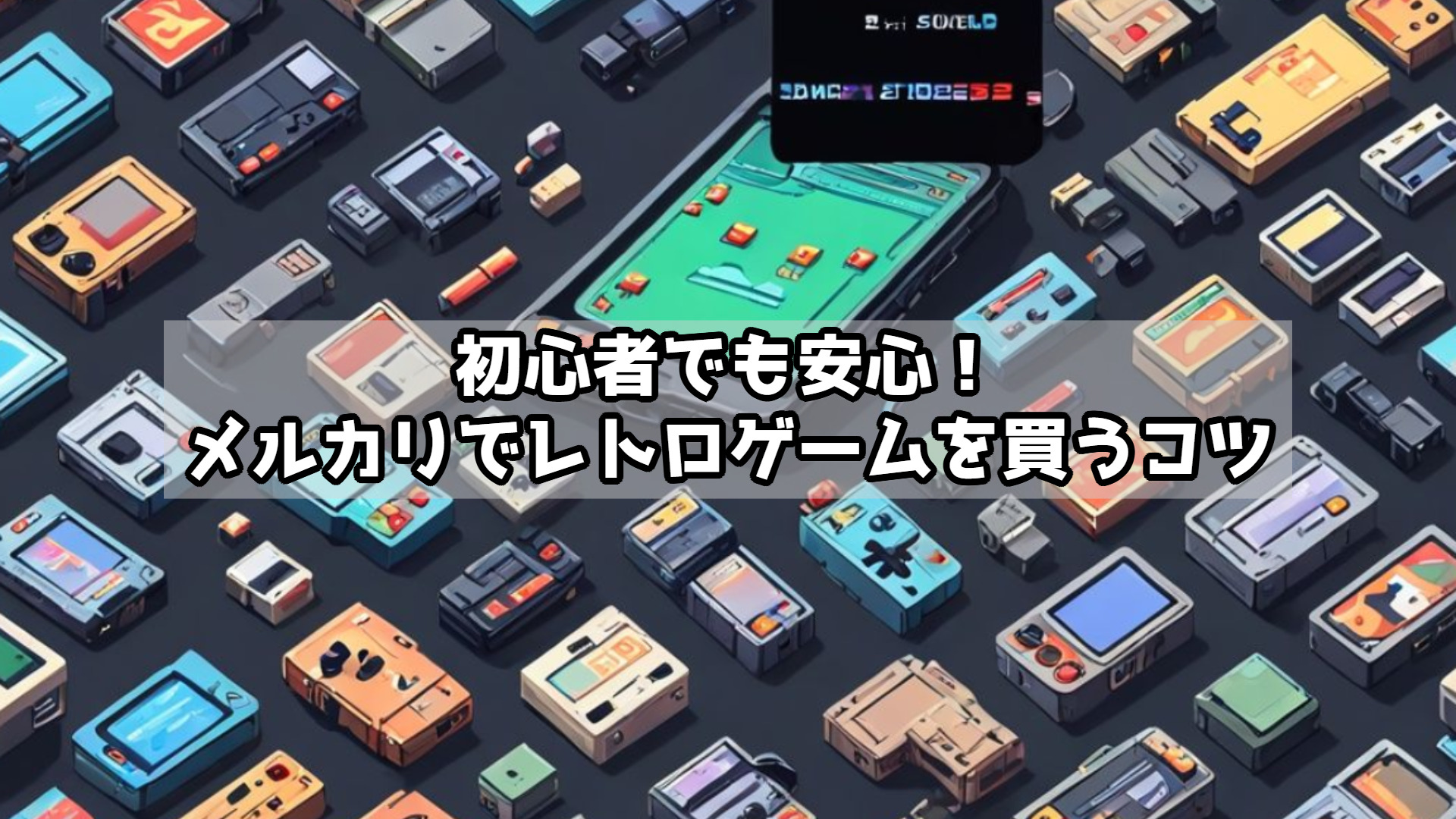 初心者でも安心！メルカリでレトロゲームを買うコツ