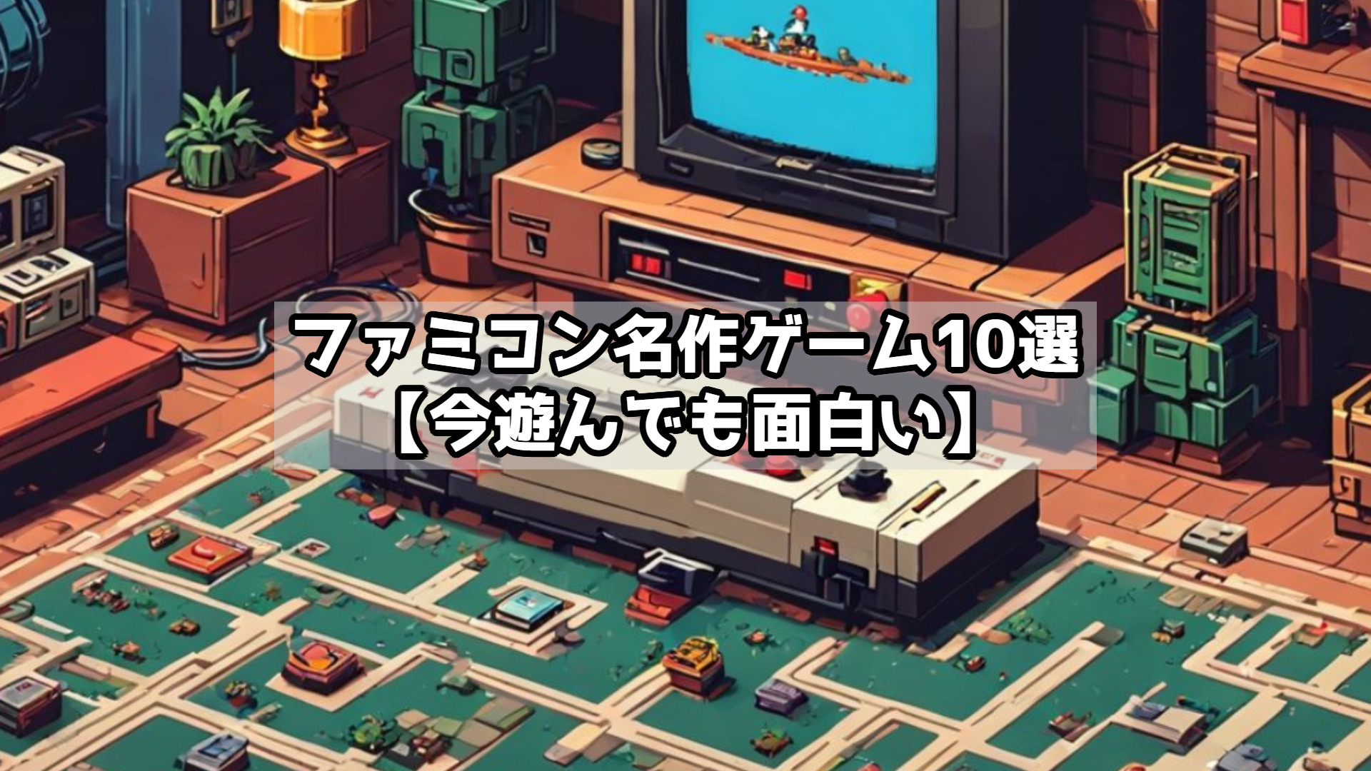 ファミコン名作ゲーム10選【今遊んでも面白い】
