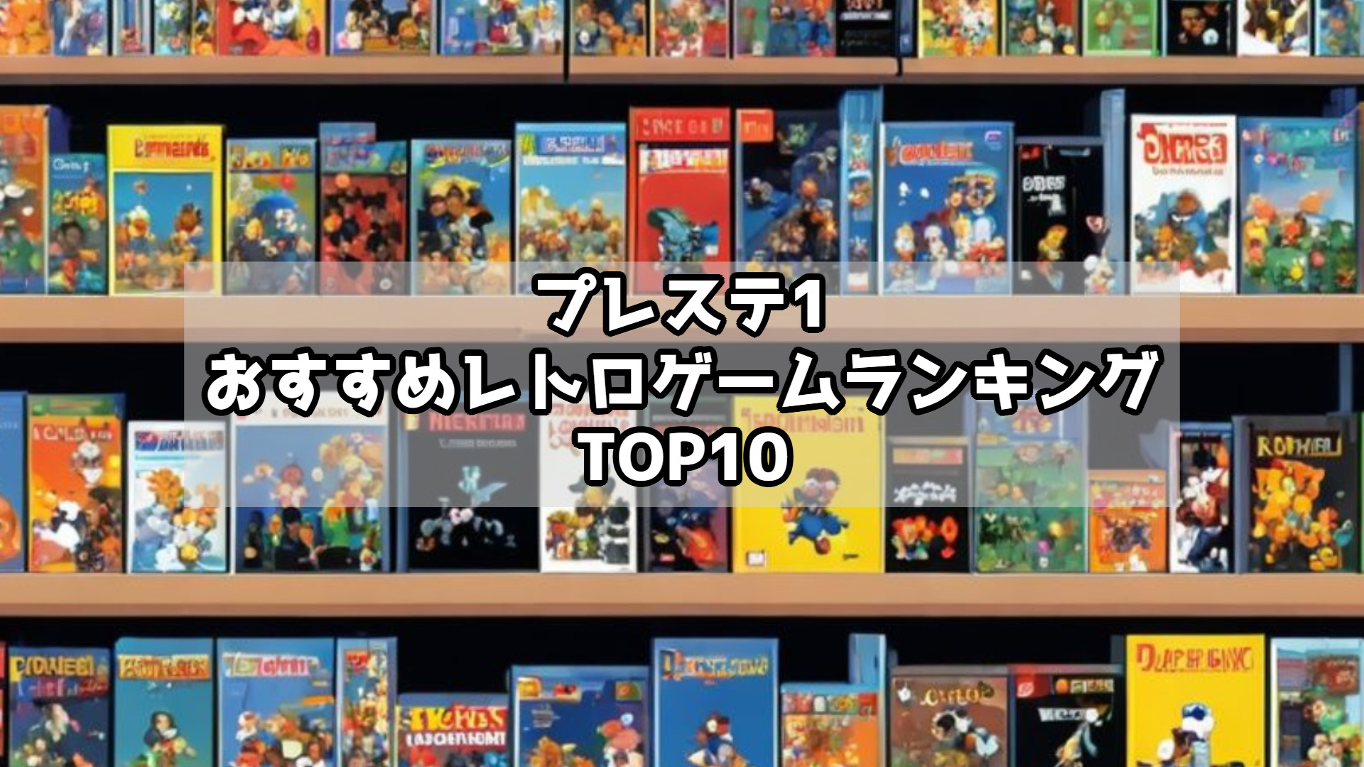 プレステ1おすすめレトロゲームランキングTOP10