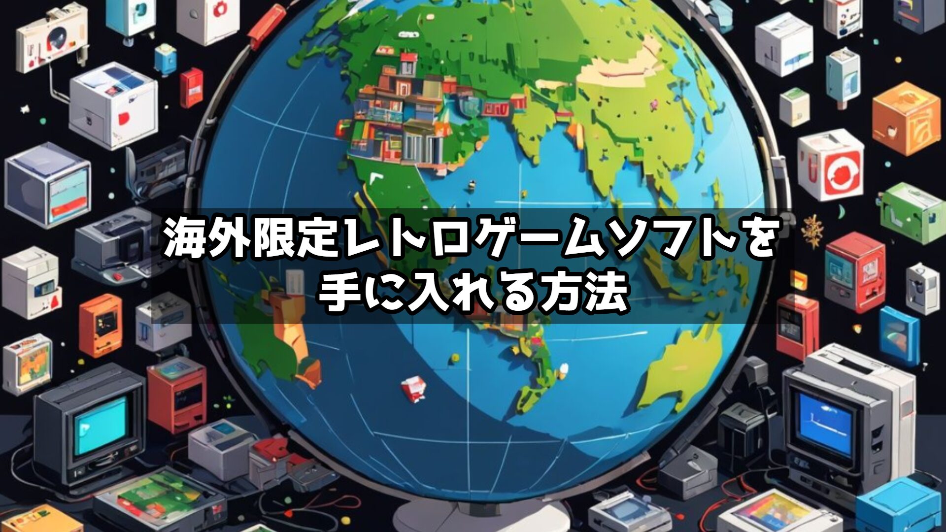 海外限定レトロゲームソフトを手に入れる方法