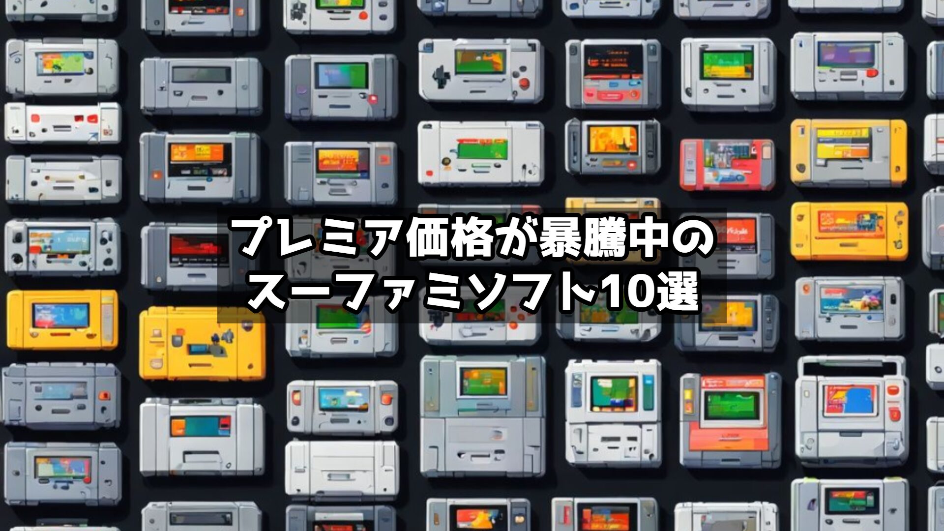 プレミア価格が暴騰中のスーファミソフト10選【2025年版】