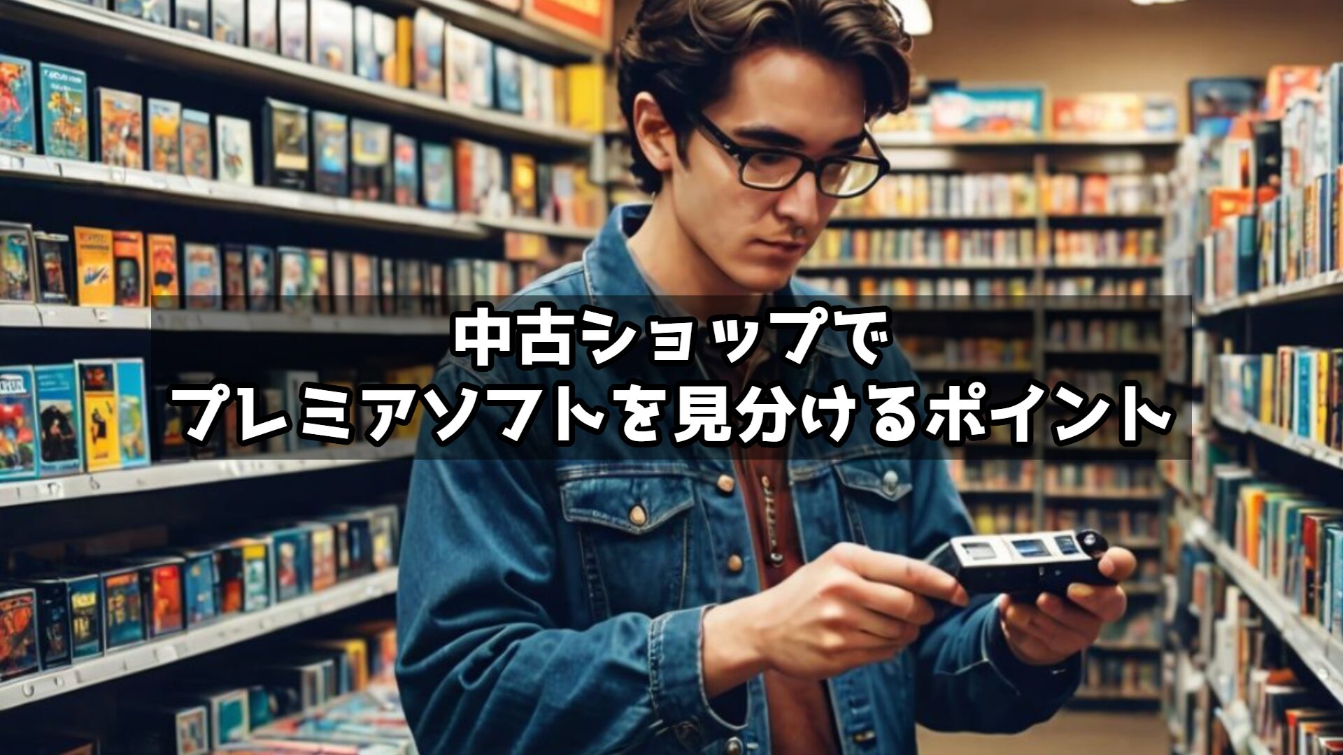 中古ショップでプレミアソフトを見分けるポイント