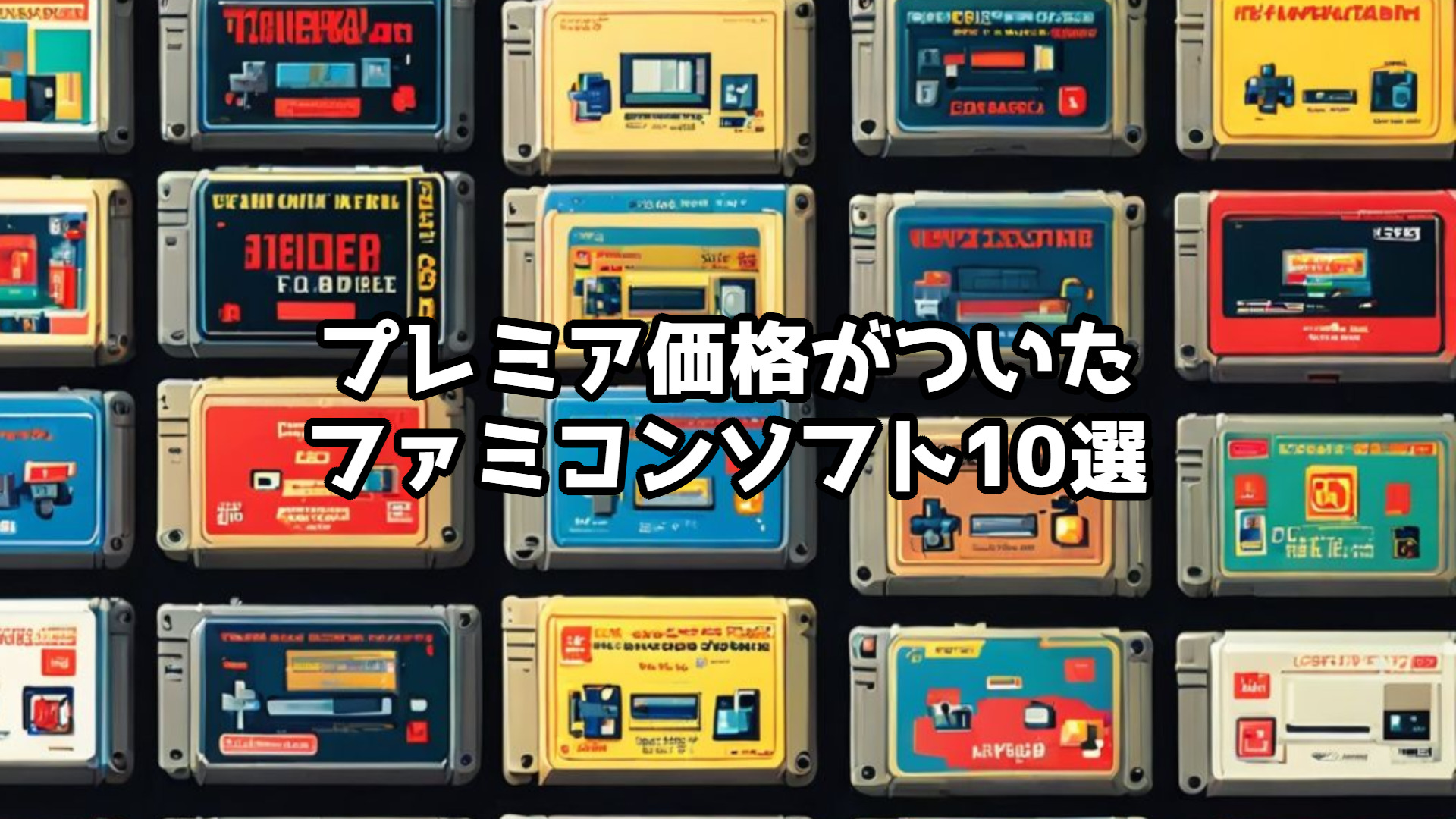 プレミア価格がついたファミコンソフト10選｜レトロゲーム好き必見！