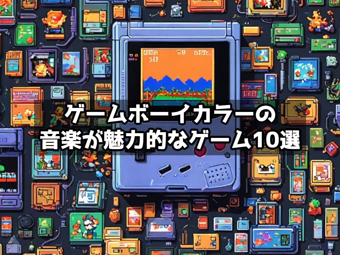 ゲームボーイカラーの音楽が魅力的なゲーム10選｜耳に残る名曲で振り返る