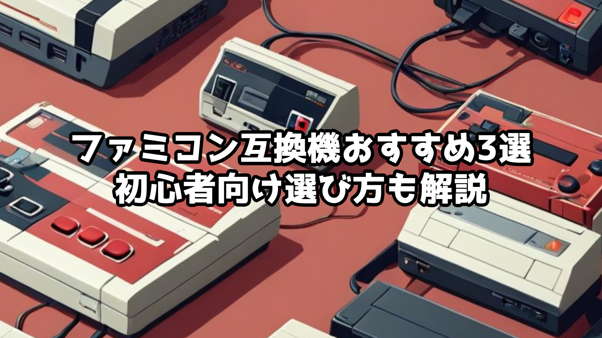 ファミコン互換機おすすめ3選｜初心者向け選び方も解説