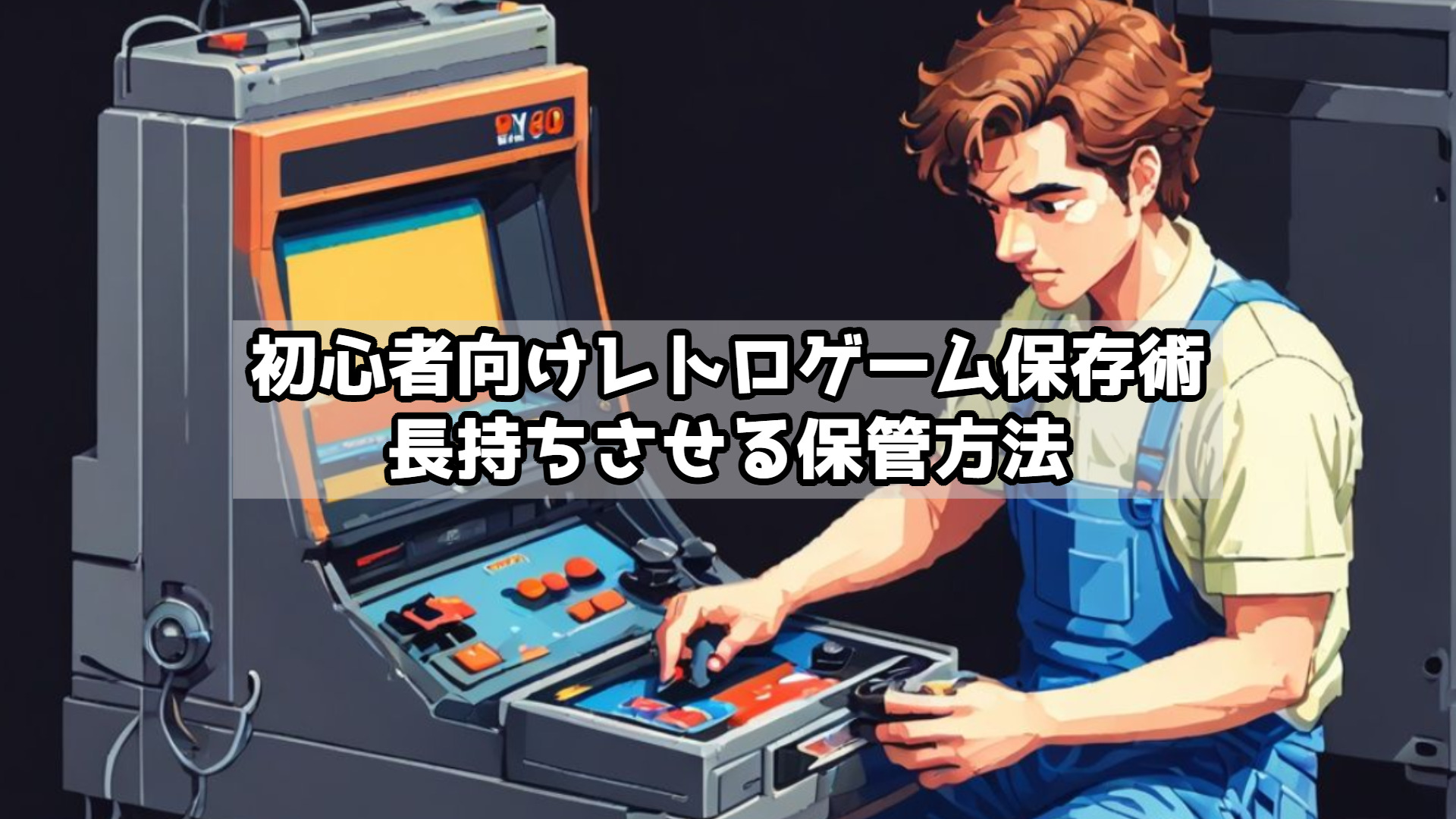 初心者向けレトロゲーム保存術｜長持ちさせる保管方法