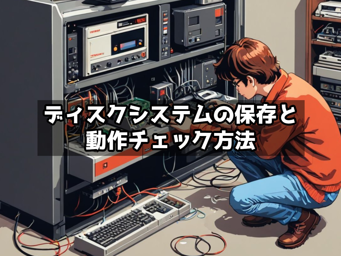 ディスクシステムの保存と動作チェック方法