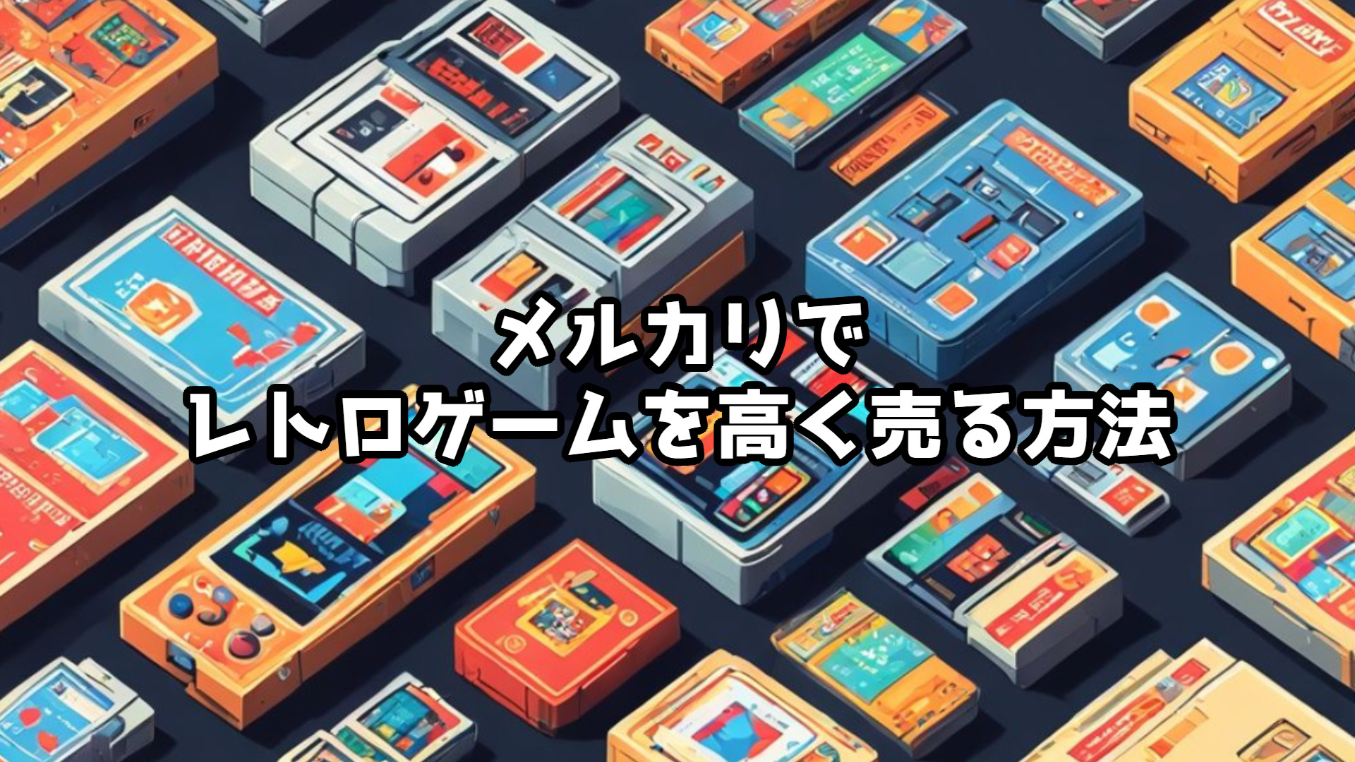 メルカリでレトロゲームを高く売る方法とは？