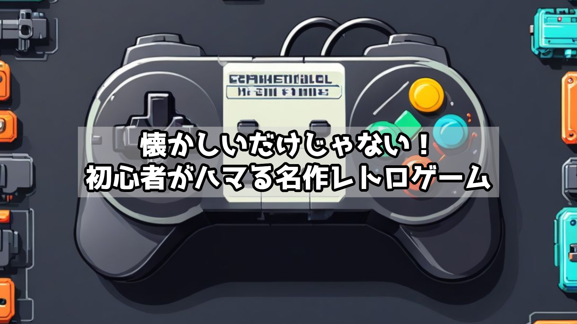 懐かしいだけじゃない！初心者がハマる名作レトロゲーム