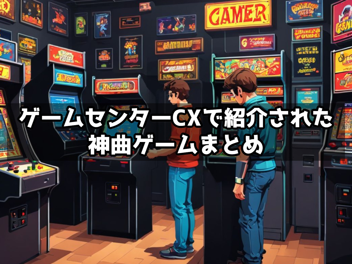 ゲームセンターCXで紹介された神曲ゲームまとめ｜あのBGMにもう一度会いたい！